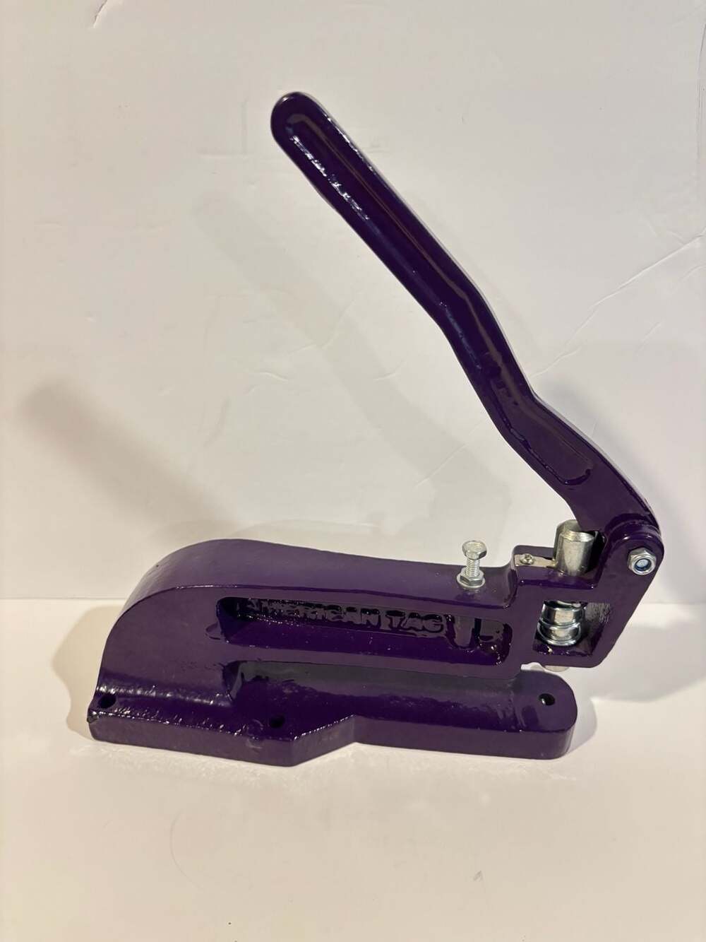 Homepro LR American Tag Heavy Duty Purple Hand Press Machine